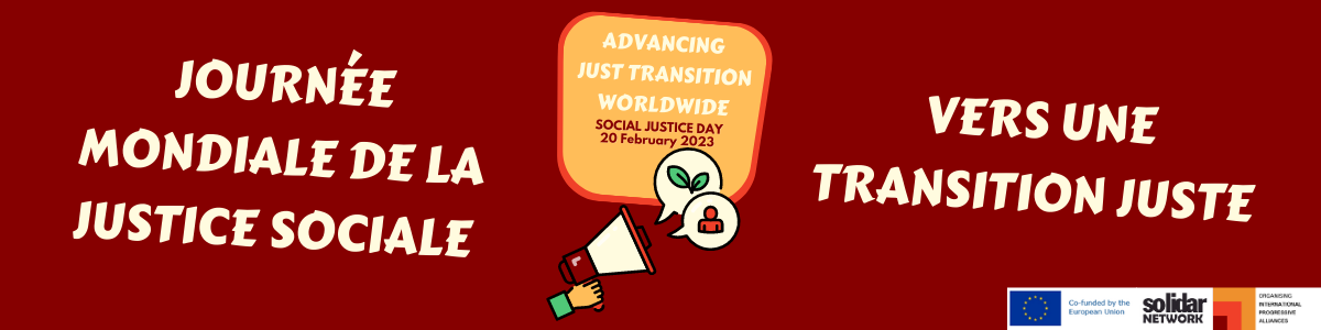 Journée mondiale de la justice sociale