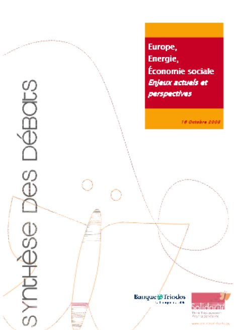 image couverture europe énergie économie sociale