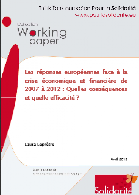 image couverture Les réponses européennes face à la crise économique et financière de 2007 à 2012